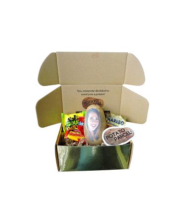 Personalized Potato Gift Bundle with Candy and Gold Surprise Box - Seen on Shark Tank! - Buy Online on SooperMarket.com