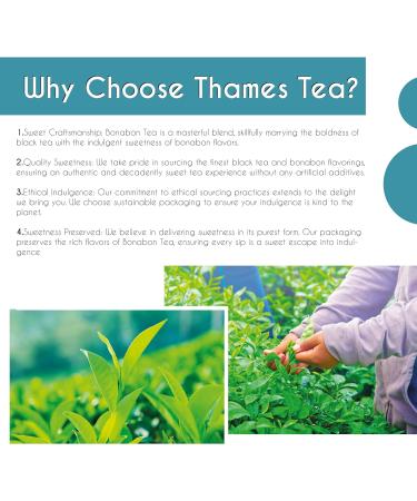 Thames Tea - Premium Flavoured Tea Selection for Luxury British Tea Experience | Liquorice Loose Leaf Tea in Tubebox by Bonabon - Buy Online on SooperMarket.com