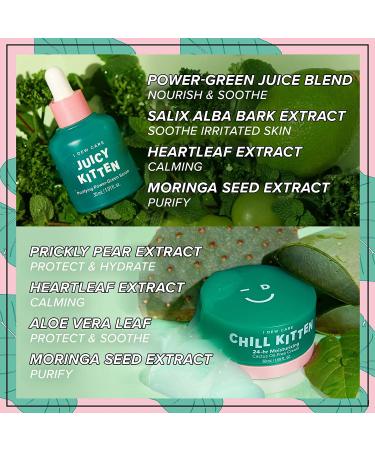 I Dew Care Juicy Kitten Green Serum - Purifying Power 1.01 fl oz (30 ml) - Buy Online on SooperMarket.com