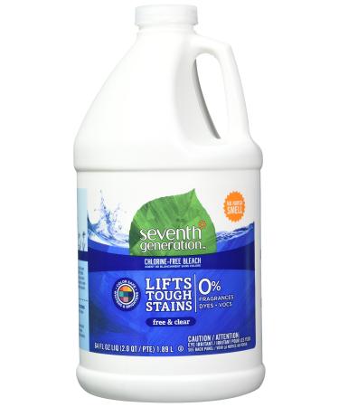 Seventh Generation Chlorine-Free Bleach - Free & Clear - 64 oz - 2 pk