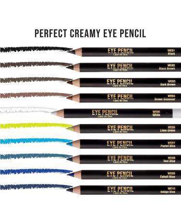 Kiss New York Professional Slim Eye Pencil - Creamy White Eyeliner for Smooth, Long-Lasting, Natural Eye Makeup - Water-Resistant Formula - Buy Online on SooperMarket.com