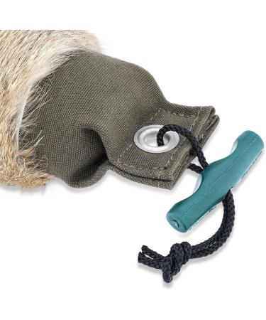 Firedog Dummy with Real Rabbit Fur - Durable Wild Retrieving Toy for Dogs & Puppies (250g) - Buy Online on SooperMarket.com