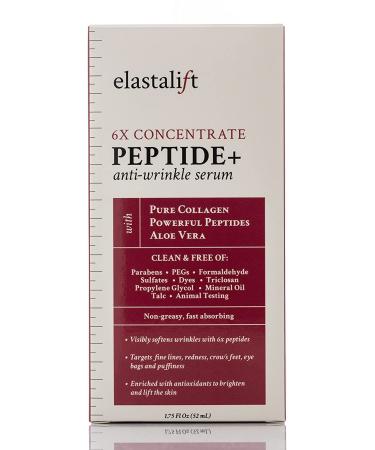 Elastalift Peptide Facial Serum - Anti-Aging Moisturizer for Wrinkles, Fine Lines & Puffiness - 1.75 Fl Oz - Buy Online on SooperMarket.com
