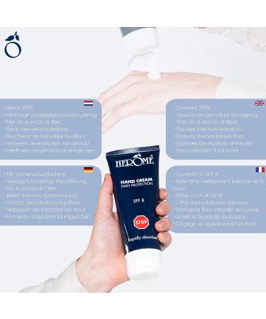 Herome Hand Cream Daily Protection 200ml | Fast-Absorbing Moisturizer for Dry Hands | International Shipping Available - Buy Online on SooperMarket.com