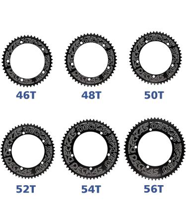 DECKAS Single Speed Chainring 144 BCD | 44T-56T Chain Ring for 7-12 Speed - Buy Online on SooperMarket.com
