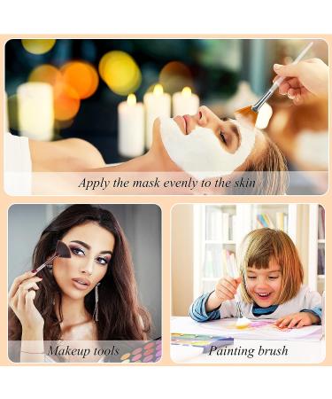 15PCS Facial Brushes Fan Mask Brushes - Soft Facial Applicator Tools for Peel Glycolic Mask Makeup - Buy Online on SooperMarket.com