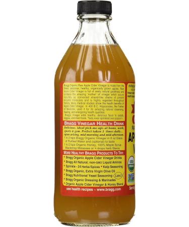 Braggs Apple Cider Vinegar With The Mother 473ml - Pack of 1 - Buy Online on SooperMarket.com