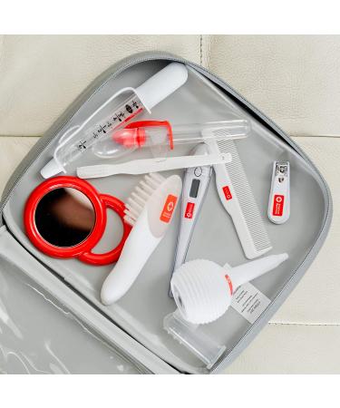 American Red Cross Deluxe Health and Grooming Kit for Infants | Thermometer, Medicine Dispenser, Comb, Brush, Nail Clippers and More | Convenient Tote Included - Buy Online on SooperMarket.com