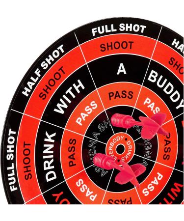 Crystal Clear Shot Glass Darts Bar Game Set - 10 Piece - Buy Online on SooperMarket.com