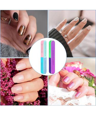 Quick Gel Nail Polish Remover Set | Shape N Buff & Cuticle Pusher | Effortless 2-5 Min Removal | Colorful Nail Care Essentials - Buy Online on SooperMarket.com