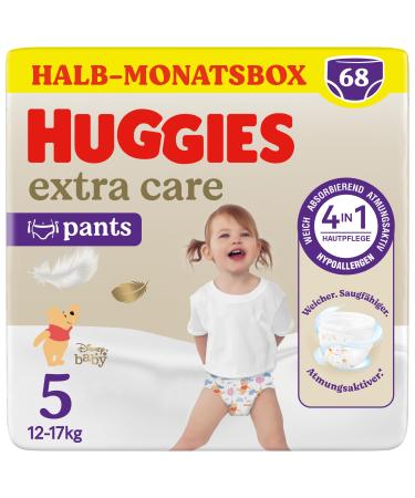 Huggies Extra Care Pants with Disney design size 5 68 diapers (2x34) half-month box