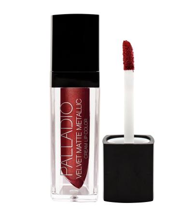 Palladio Velvet Matte Metallic Cream Lip Color Brilliant