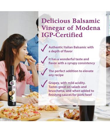 M.G. PAPPAS Balsamic Vinegar of Modena Barrel Aged IGP Sweet Gourmet 10 Year Old - 8.5 Fl Oz - Buy Online on SooperMarket.com
