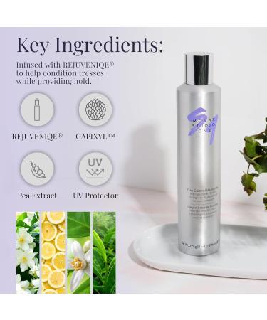 MONAT Studio One Flex Control Hairspray Light to Medium Buildable Hold Infused with REJUVENIQE Can be Used on Colored Hair Fresh Smelling Scent Style Memory for Humid Weather - Buy Online on SooperMarket.com