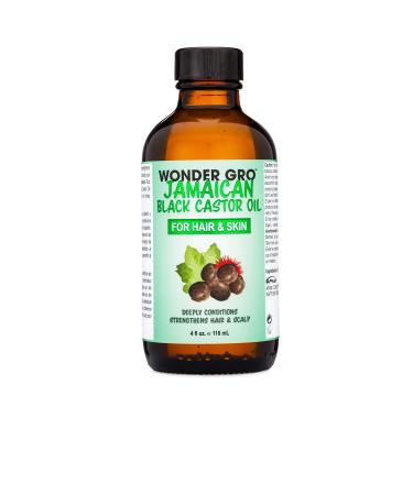 Essential Oil Hair & Skin Jamaican Black Castor Oil  4 fl oz - Deep Strengthening Conditioner - Boost Hair Growth for All Types