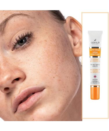 FLOSLEK Spot Face Cream Bleaching Discoloration & Freckles | 20 ml | Reduces Intensity of Redness & Blemishes | Softens & Evens Skin Colour | Healthier & Brighter Complexion | Dermatologically Tested Brightening point cream - Buy Online on SooperMarket.com