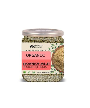 Blessfull Healing Organice BROWNTOP Millet 1 lb (453 Gram)