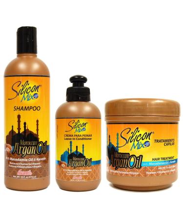 Silicon Mix Moroccan Argan Oil 3 in 1 Set