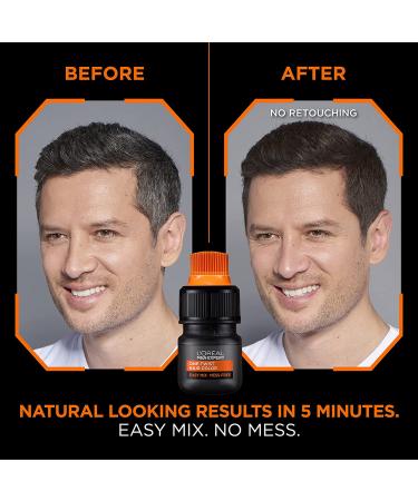 L'Oreal Paris Men Expert Dark Brown Permanent Haircolor 1 Application Kit - Covers Grays, Mess-Free, 2 Count - Buy Online on SooperMarket.com