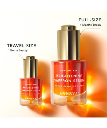 RANAVAT Brightening Saffron Face Serum | Discoloration & Dark Spot Corrector | Vitamin C Alternative for Hyperpigmentation (0.17 oz - Buy Online on SooperMarket.com
