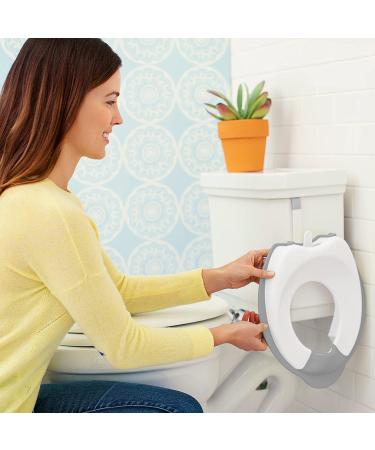 Munchkin Hooked Potty Ring Grey - 1 Count | Easy-to-Attach Toilet Training Seat - Buy Online on SooperMarket.com