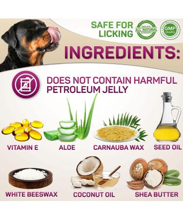 Natural Dog Paw Balm for Hot Pavement Protection | Paw Wax for Dry & Cracked Paws | Paw Moisturizer for Cats & Dogs - Buy Online on SooperMarket.com