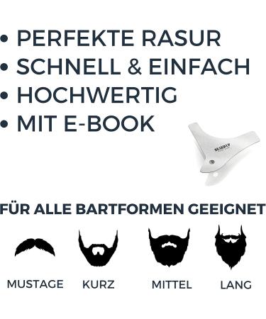 Beard up Your Life | Premium Edelstahl Beard Styling & Shaving Template for Perfect Beard Lines & Clean Contours - Buy Online on SooperMarket.com