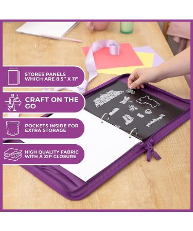 Large Metal Die & Stamp Storage Folder - Holds 8.5x11 Panels - Zip Closure by Crafter's Companion - Buy Online on SooperMarket.com