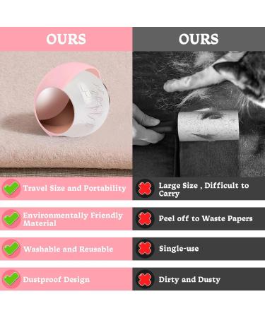 Reusable Gel Lint Roller for Pet Hair | Washable Sticky Lint Ball | Mini Portable Lint Remover Tool for Travel - Buy Online on SooperMarket.com