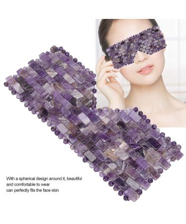 Amethyst Jadestone Eye Relax Mask - Natural Face Massager for Dark Circle Reduction - Buy Online on SooperMarket.com