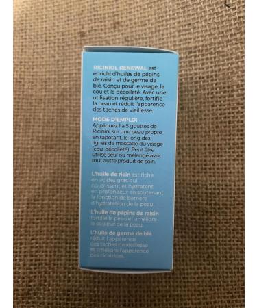 Renewal Multipurpose Castor Oil for Face Neck & Decollete | Bio-Advanced Natural Skincare with Grape Seed & Wheat Germ Oil - Fast-Absorbing Moisturizer (30ml - Buy Online on SooperMarket.com
