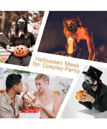Guayma Airsoft Skull Mask for Halloween Cosplay and Paintball - Black - Buy Online on SooperMarket.com