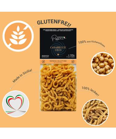 Nonna Pippina Casarecce Gluten-Free Pasta | 3 x 500g Vegan Mix - Peas Red Lentils Bronze Extruded Slow Dried - Buy Online on SooperMarket.com
