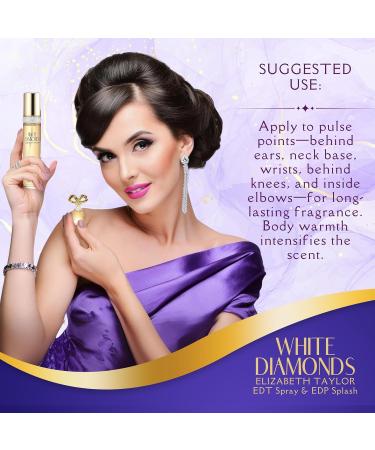 Elizabeth Taylor White Diamonds Perfume for Women Gift Set - 4 PC 1.7 Fl. oz 1.7 Fl Oz (Pack of 4) - Buy Online on SooperMarket.com