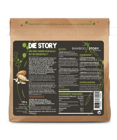 Buy NEW Bamboo Story Organic Cocoa Butter Cold Pressed Criollo Cocoa Chips | 150g | 100% Pure International Shipping Available - Buy Online on SooperMarket.com