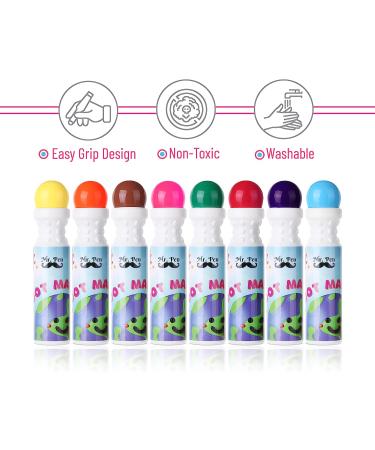 Mr. Pen- Washable Dot Markers  8 Colors  Dot Markers for Toddlers and Kids  Paint Dotters for Kids  Dabbers for kids  Bingo Markers  Bingo Daubers  Non Toxic Paint Daubers  Bingo Dotters. - Buy Online on SooperMarket.com