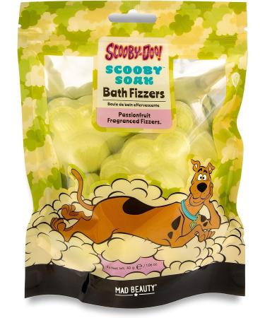 MAD BEAUTY Scooby-Doo Passionfruit Bath Fizzers - 6 Pack (6x1.06oz) | Full Body Care | Glowing Skin | Relax & Unwind - Buy Online on SooperMarket.com