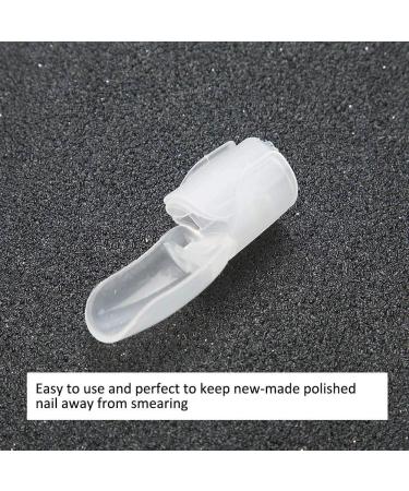 Nail Polish Protector Finger Nail Tips - 10Pcs/set Manicure Varnish Cover Shield - Buy Online on SooperMarket.com