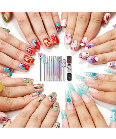 220Pcs Nail Drill Bits Set 210Pcs Nail Sanding Bands and 10Pcs Nail Drill Bit Professional Nail Drill Bits Titanium Plated Cuticle Drill Bits Nails Accessories Electric Nail Drill Bits Women Gift - Buy Online on SooperMarket.com