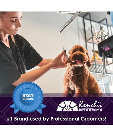 Kenchii Scorpion 8 Inch Curved Grooming Scissors for Dogs and Pets | Premium Steel Dog Shears for Pet Grooming - Buy Online on SooperMarket.com