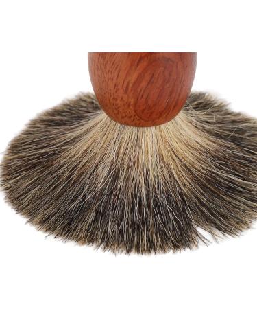 Professional Portable Shaving Brush for Men - Ergonomic Wooden Handle Soft Hair Elegant Design | Ideal for Home & Salon Use - Buy Online on SooperMarket.com