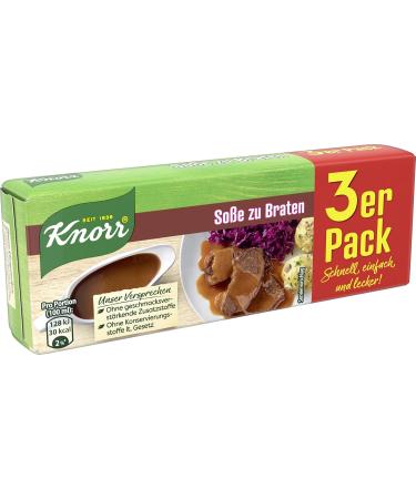 Buy Knorr Sauce for Roasts - Delicious Dark Sauce No Flavor Enhancers 3-Pack (250ml) | International Shipping - Buy Online on SooperMarket.com