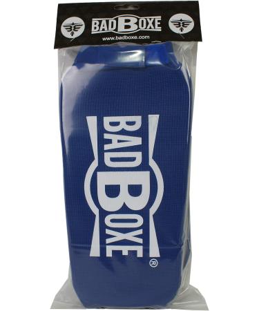 Twister Elastic Cloth Shin Guards - Blue/White (Large/X-Large) - Ideal for Boxing, Kickboxing, MMA, and More - Buy Online on SooperMarket.com