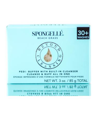 Spongell Pedi-Buffer Cleanse Exfoliate & Polish Feet Beach Grass