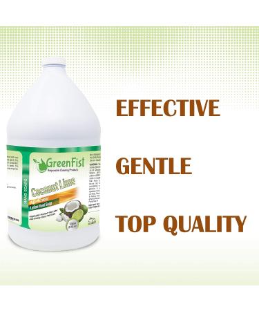 GreenFist 1 Gallon Coconut Lime Hand Soap Liquid Gel Refill - Made in USA - Buy Online on SooperMarket.com