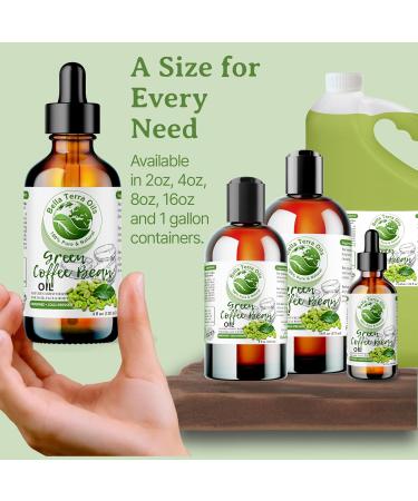 Shop Bella Terra Green Coffee Bean Oil - 1 Gallon for Hair & Skin | Antioxidant-Rich Fast-Absorbing & Non-Greasy - Buy Online on SooperMarket.com