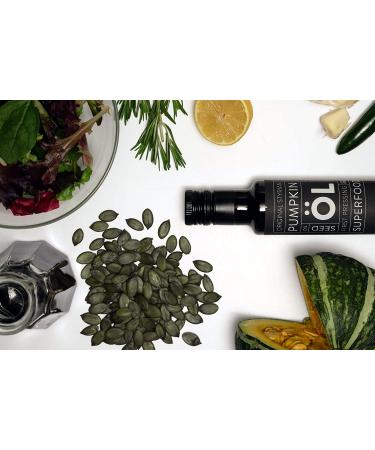 100% Pure Cold Pressed Styrian Pumpkin Seed Oil - Prostate Health, Hair Growth, Non GMO - Made in Austria (500ml) - Buy Online on SooperMarket.com