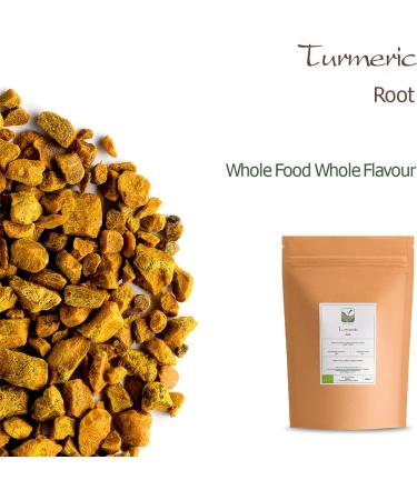 Turmeric Kurkuma Root Organic Spice - The spice of life tea - Curcuma longa - Curcumin Herbal Tea 200g - Buy Online on SooperMarket.com