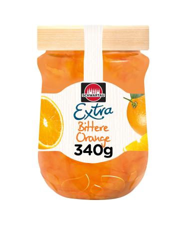 Schwartau Extra Bitter Orange jam pack of 8 (8 x 340 g)