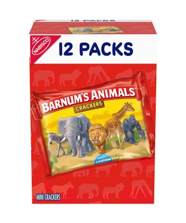 Barnum's Original Animal Crackers, 12 Snack Packs